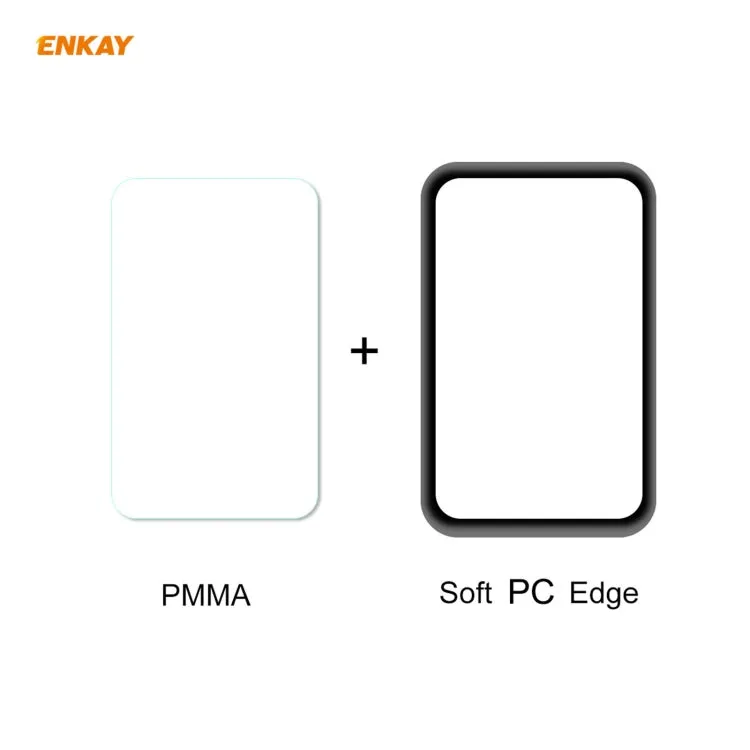 10 PCS For Huawei Honor Watch ES ENKAY Hat-Prince 3D Full Screen Soft PC Edge   PMMA HD Screen Protector Film