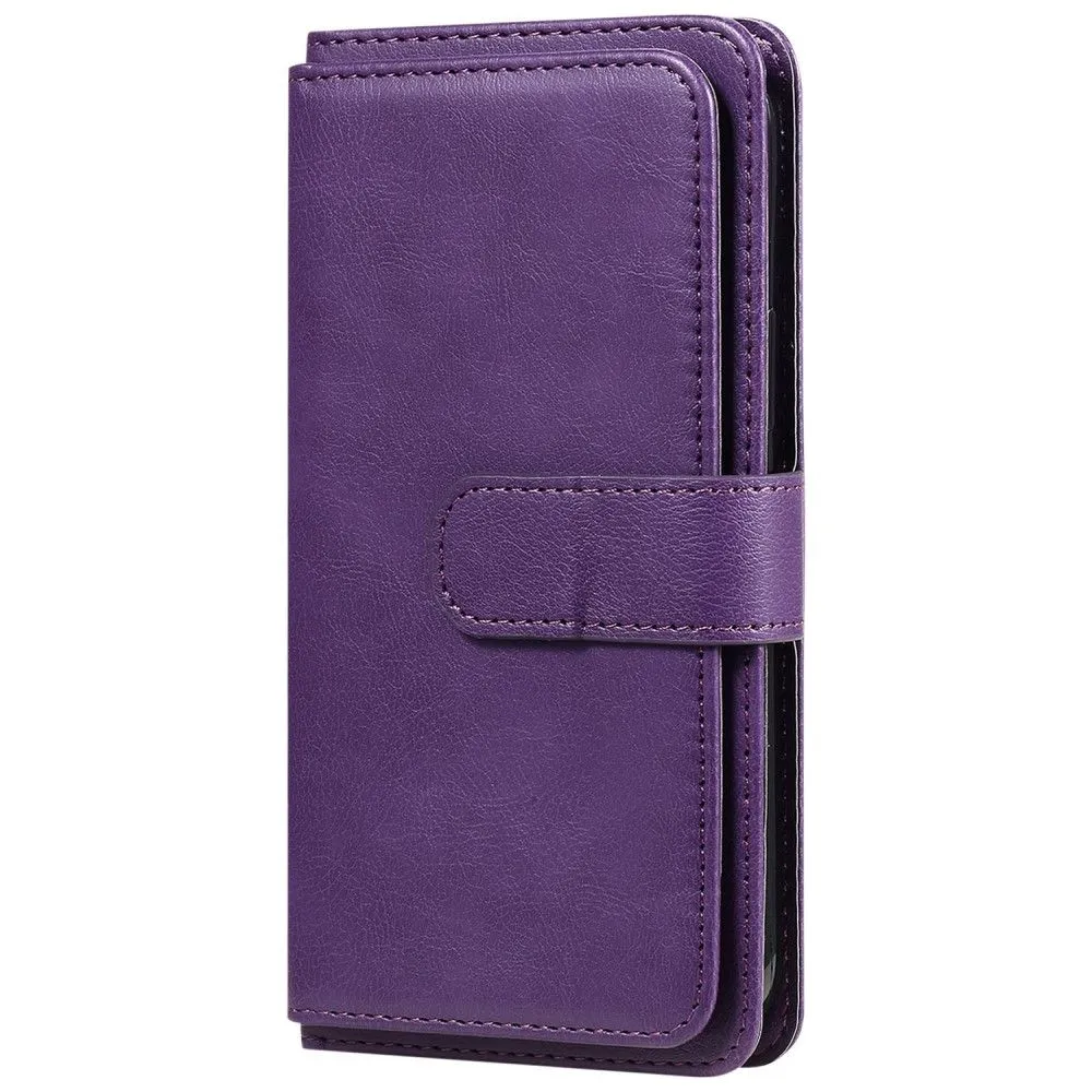 10-slot wallet case for OnePlus Nord CE 2 5G - Purple