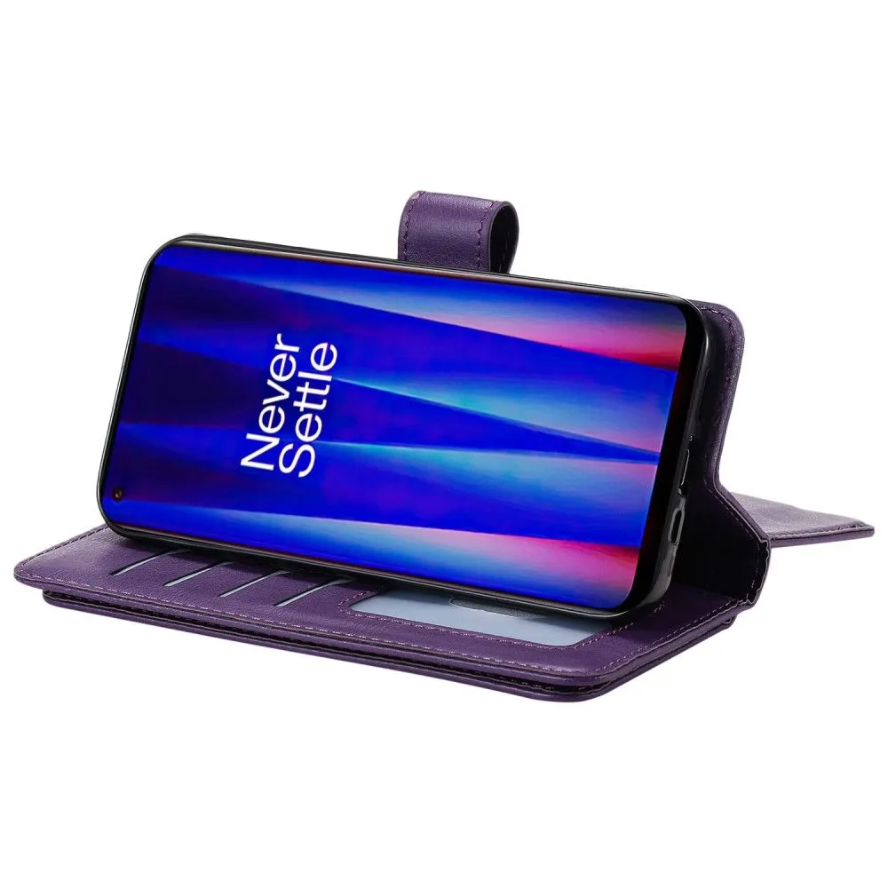 10-slot wallet case for OnePlus Nord CE 2 5G - Purple