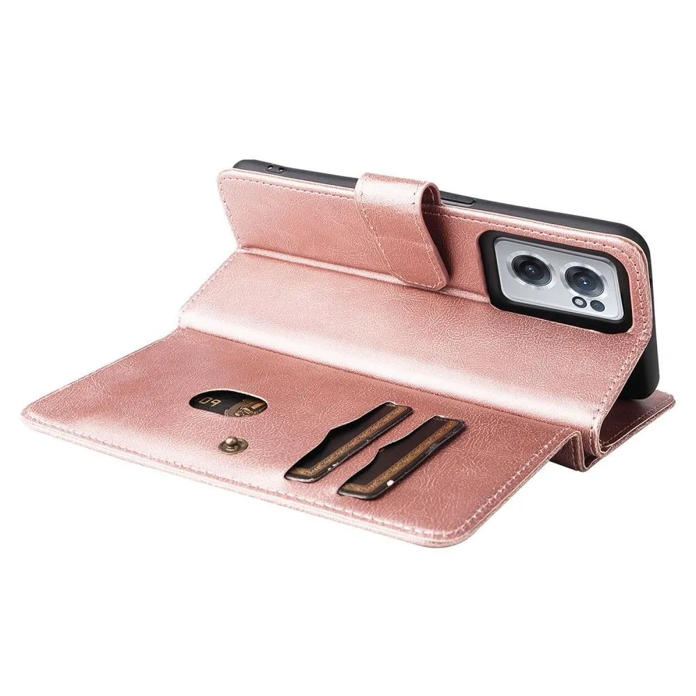 10-slot wallet case for OnePlus Nord CE 2 5G - Rose Gold