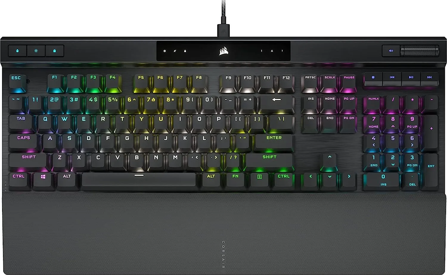 [12月聖誕優惠] Corsair K70 RGB PRO Optical-Mechanical Gaming Keyboard with PBT DOUBLE SHOT PRO Keycaps CH-910941A-NA