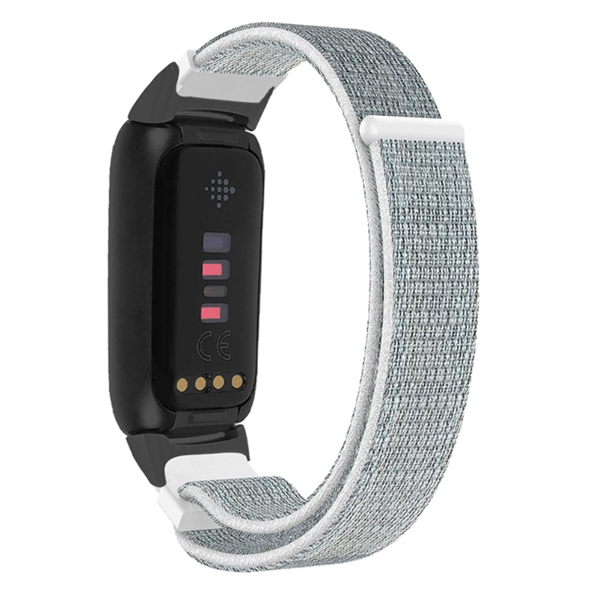 14mm Fitbit Luxe nylon loop watch strap - Grey