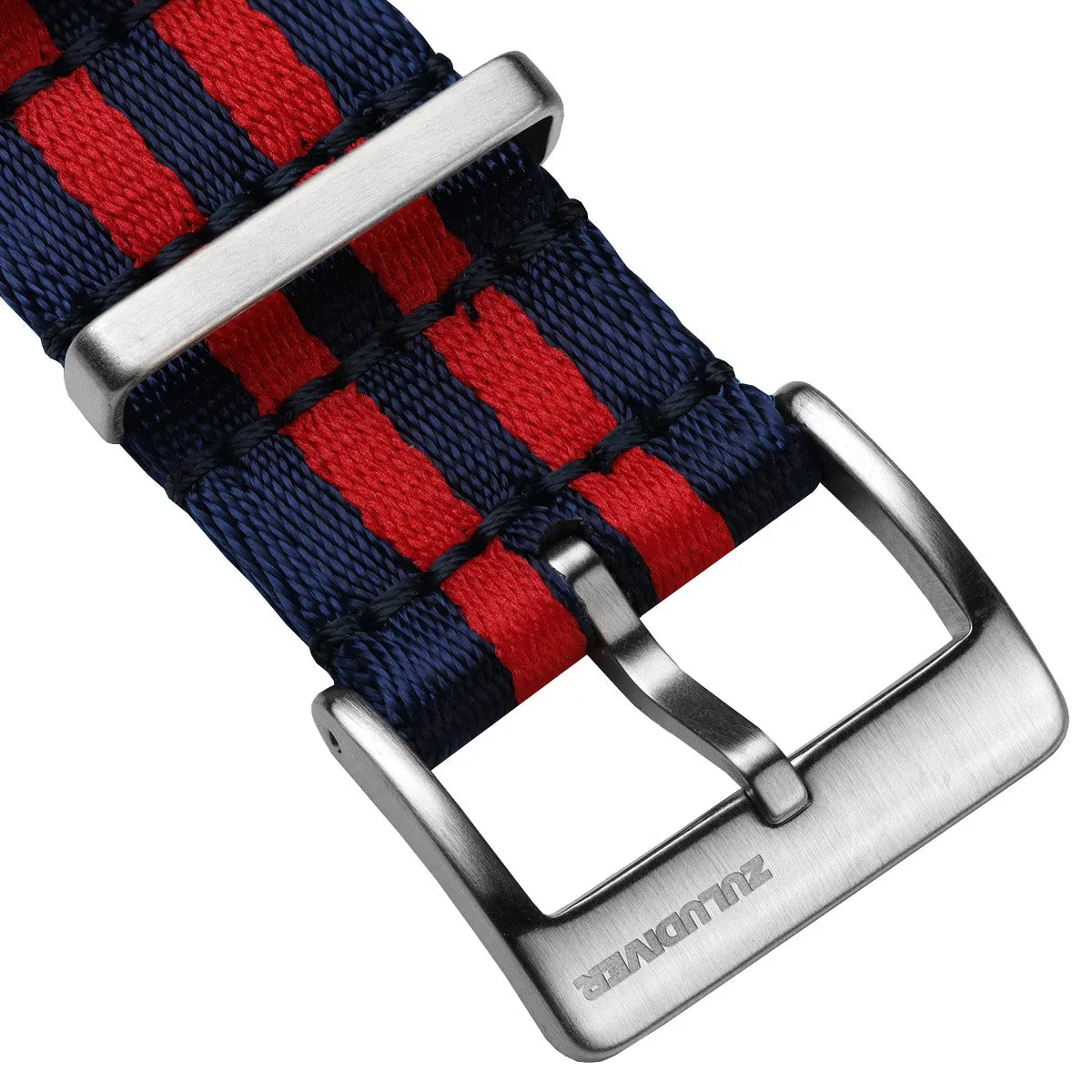 1973 British Military Watch Strap: ARMOURED RECON - Red Bond, Satin