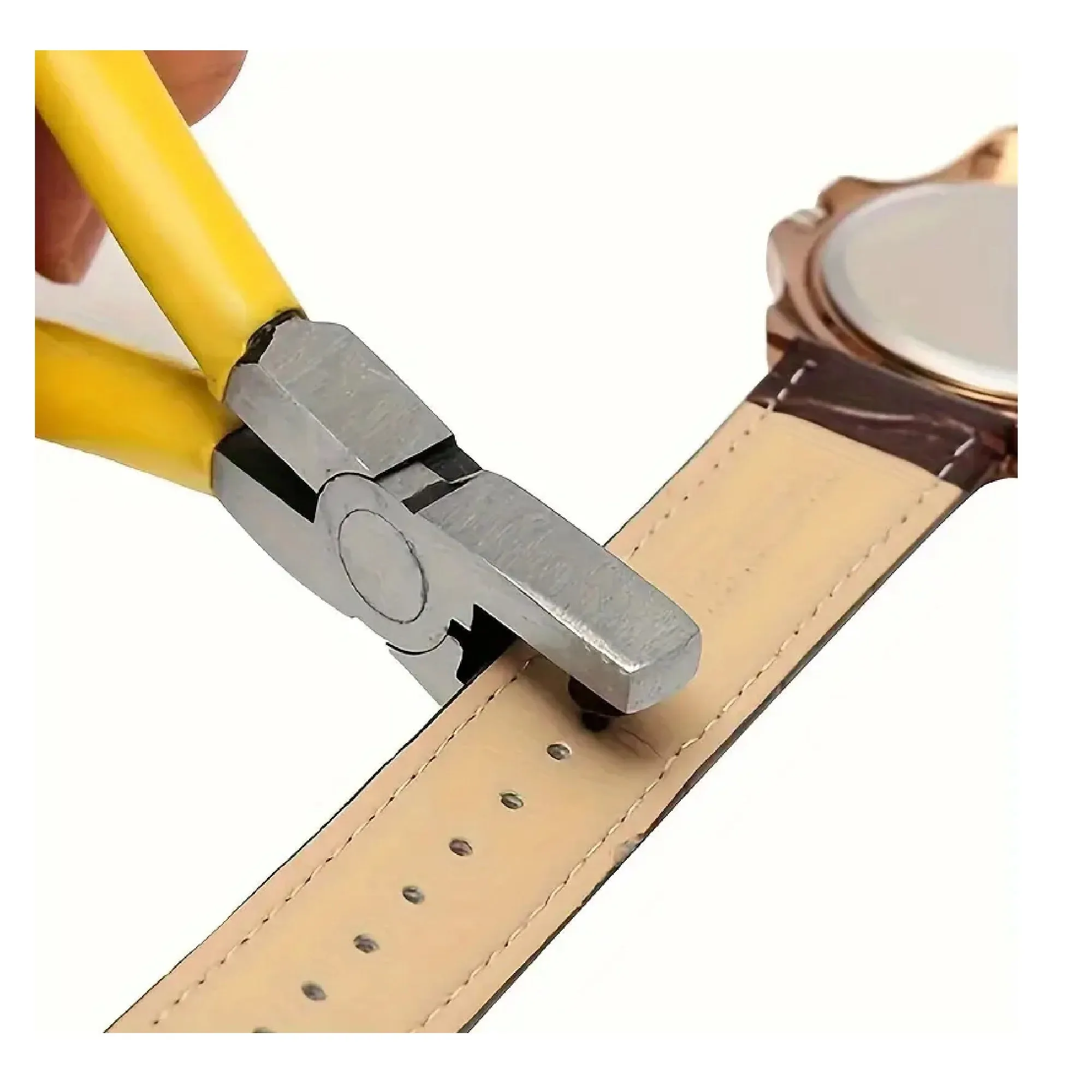 1pc Universal Hand Strap Watch Band Punch, Leather Punch Tool Hole Pliers Tool 2.0mm /0.79in