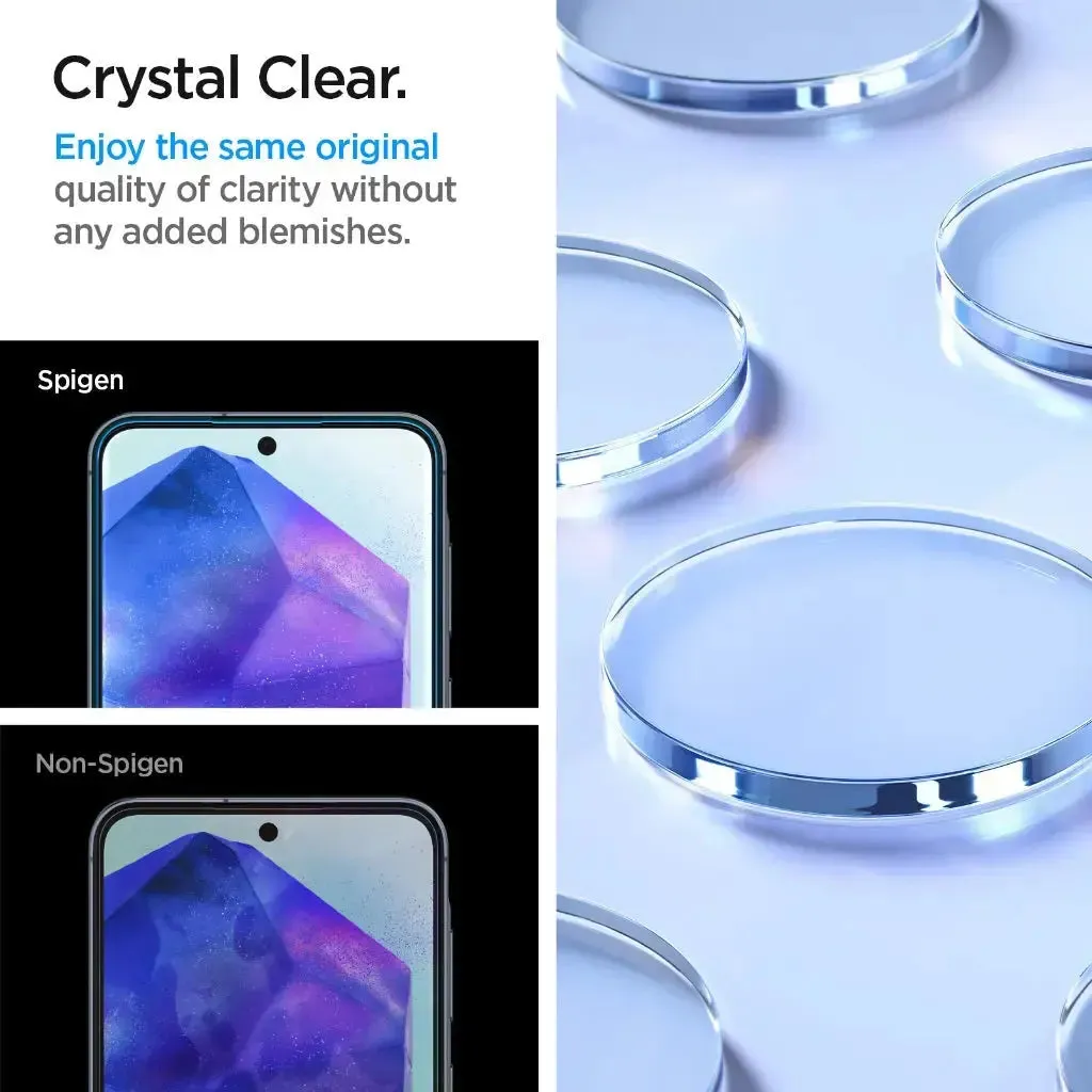 [2 Pack] Galaxy A55 Screen Protector AlignMaster Glas.tR