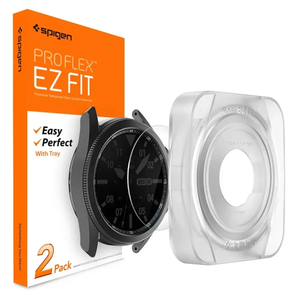 [2 Pack] Galaxy Watch 3 Screen Protector (45mm) Pro Flex EZ Fit