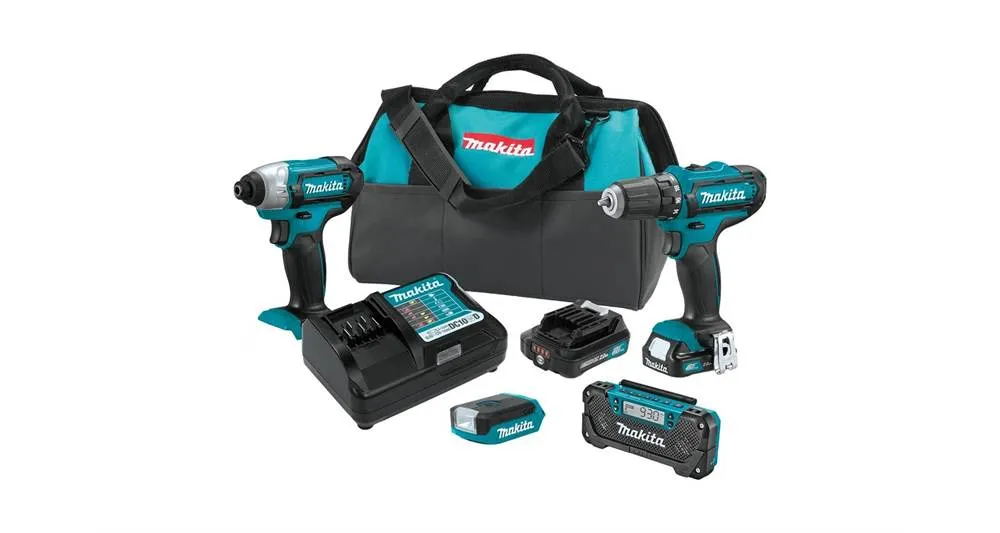 2020 Makita 12V max CXT® 4-Pc. Combo Kit (CT409R)