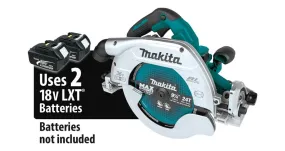 2021 Makita 36V (18V X2) LXT® Brushless 9-1/4" Circular Saw with Guide Rail Compatible Base, AWS® Capable, Tool