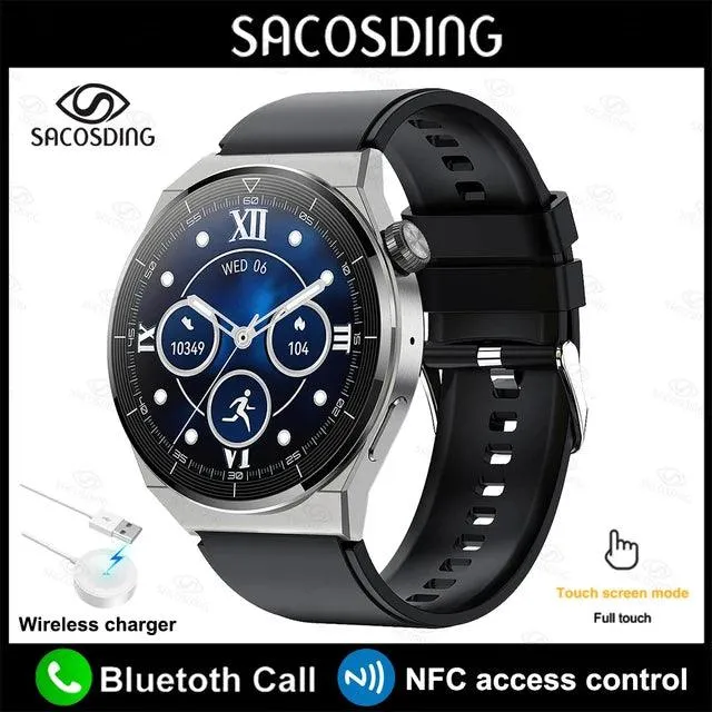 2023 GT3 Pro Smart Watch: Premium NFC Technology, Bluetooth Calling, Health Tracking & IP68 Waterproof Design!