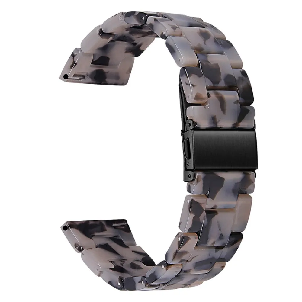 20mm smooth resin watch strap for Garmin watch - Grey