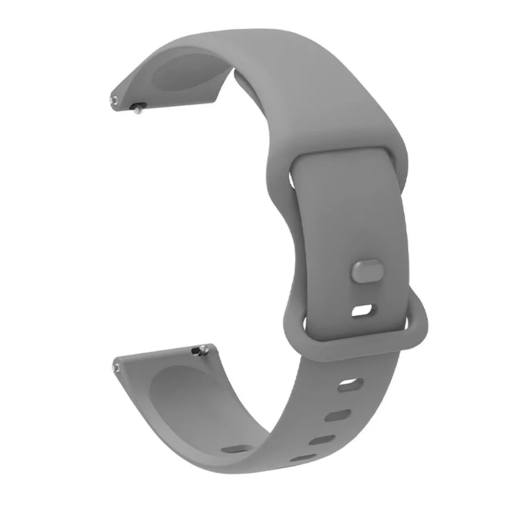 20mm Universal comfortable silicone watch strap - Grey