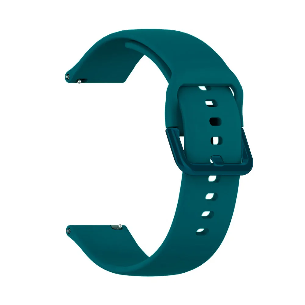 20mm universal Smartwatch Silicone Strap Army Green