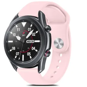 22mm Silicone Bands | Samsung Galaxy Watch 3 45mm/Galaxy Watch 46mm/Gear S3 Frontier/Classic | Pink