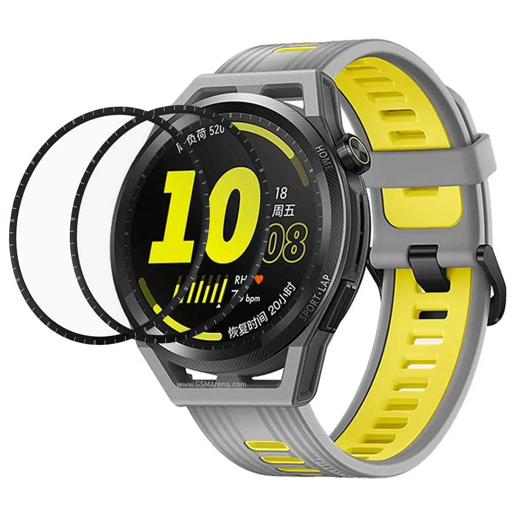 2Pcs Huawei Watch GT Runner HD curved screen protector