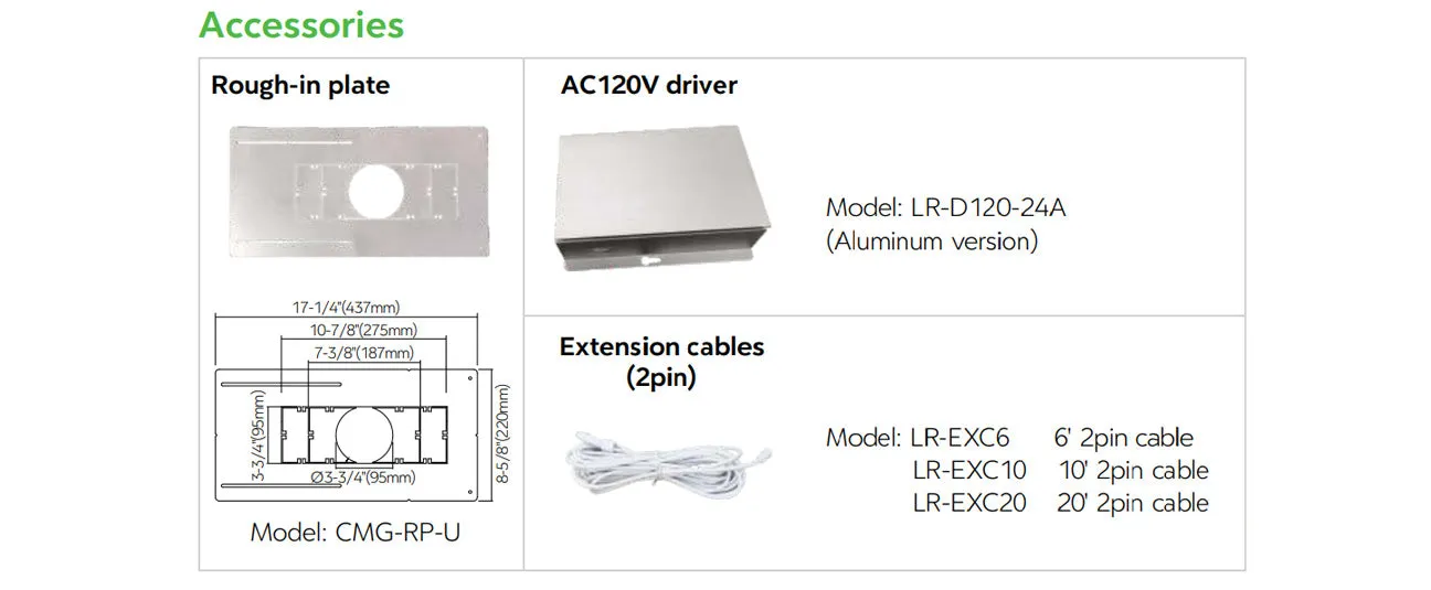 3.5" Multi-Head Recessed Light - 1,2 & 3 Heads