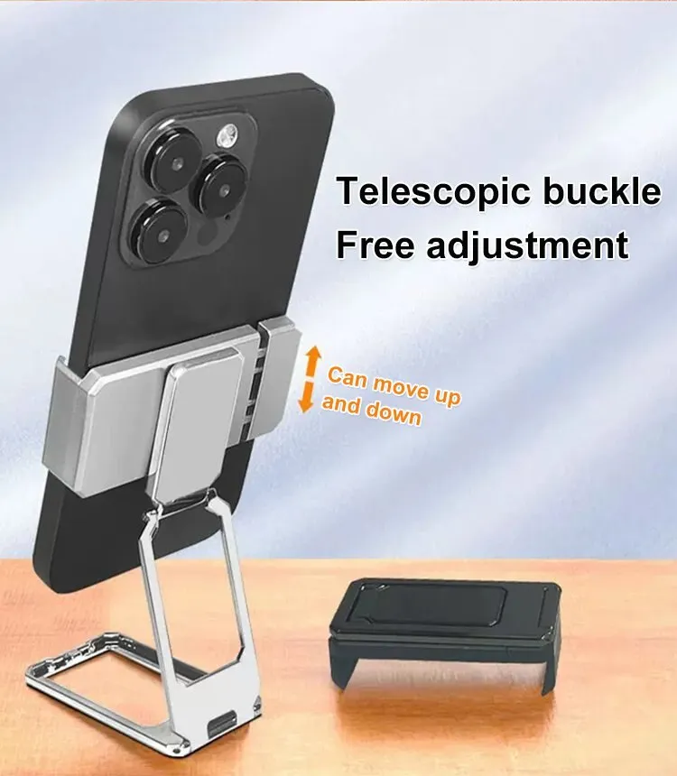 360 Degree Rotating Mobile Phone Bracket Back Clip Folding Stand