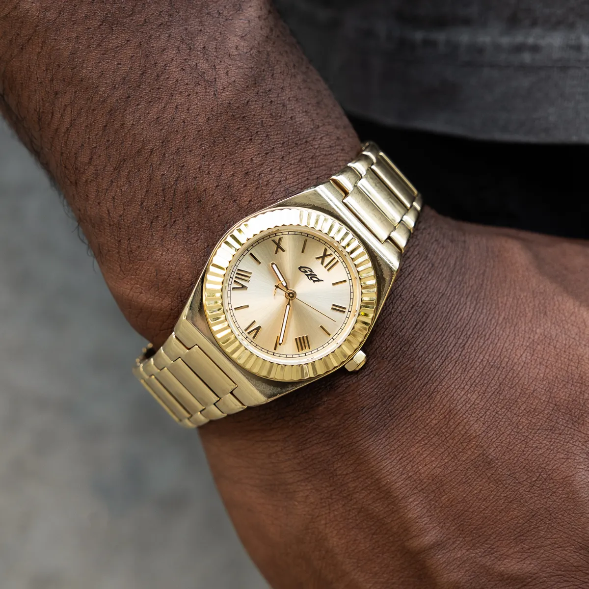 36MM Fluted Bezel Alpha Era® in Yellow Gold