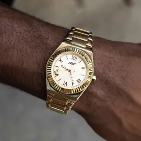 36MM Fluted Bezel Alpha Era® in Yellow Gold