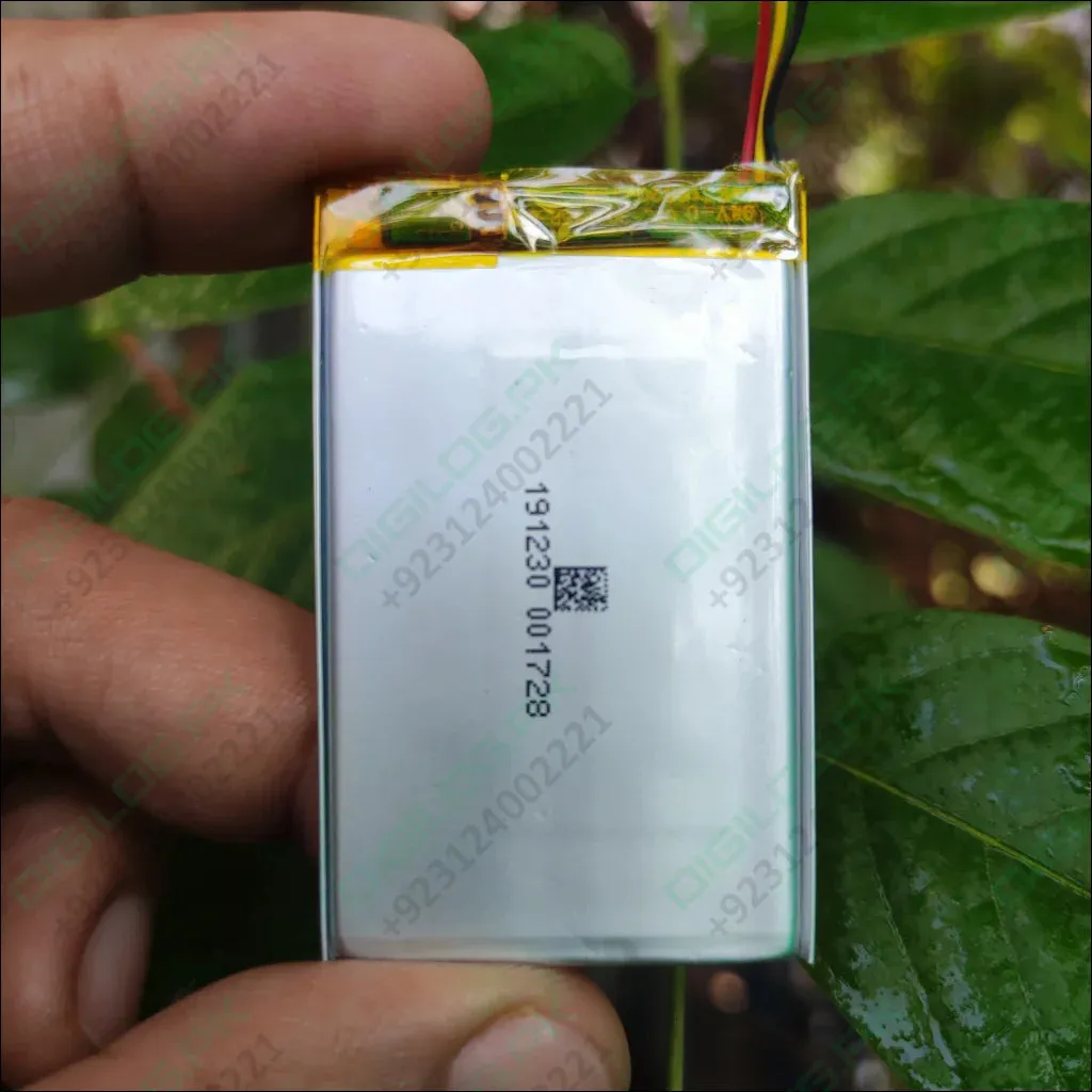 3mm x 35mm x 55mm 3.7v 500mah Lithium Polymer Rechargeable Battery