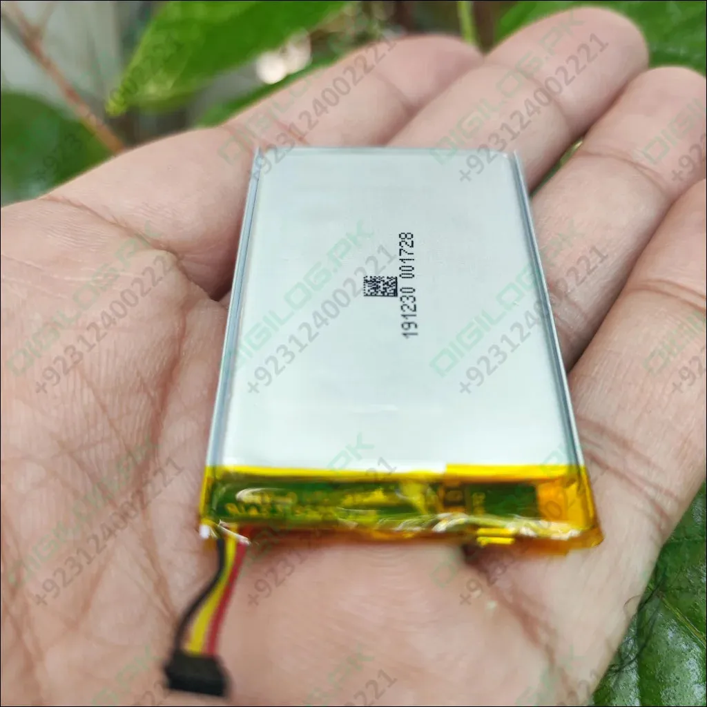 3mm x 35mm x 55mm 3.7v 500mah Lithium Polymer Rechargeable Battery