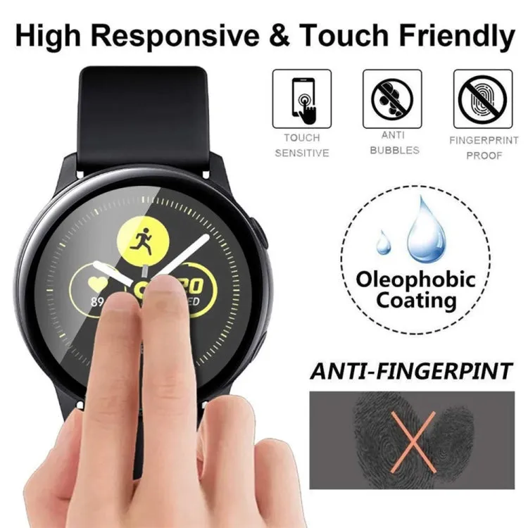 50 PCS For Galaxy Watch Active 0.26mm 2.5D Tempered Glass Film