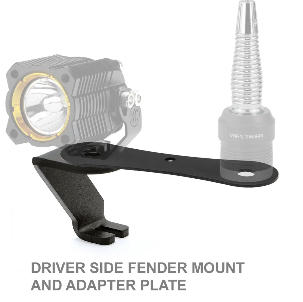 A-Pillar Antenna Mount Ford F-Series Chevy Silverado Dodge Ram