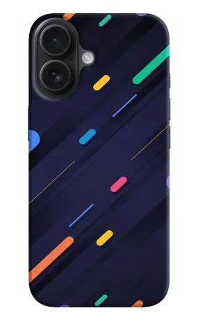 Abstract Design iPhone 16 Plus Back Cover