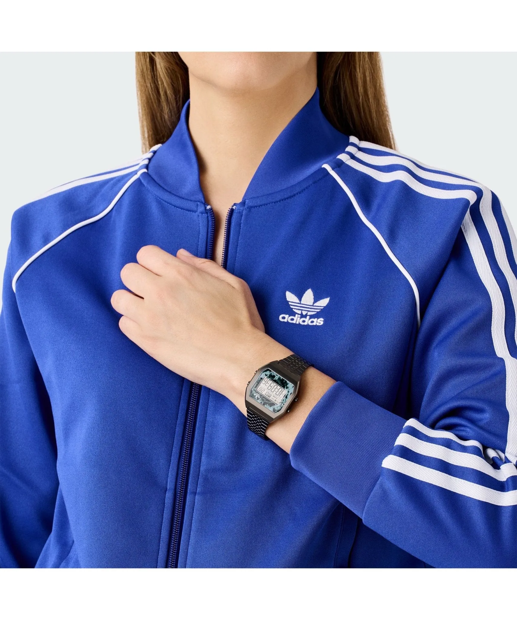 Adidas Unisex Digital Two Black Watch AOST24558