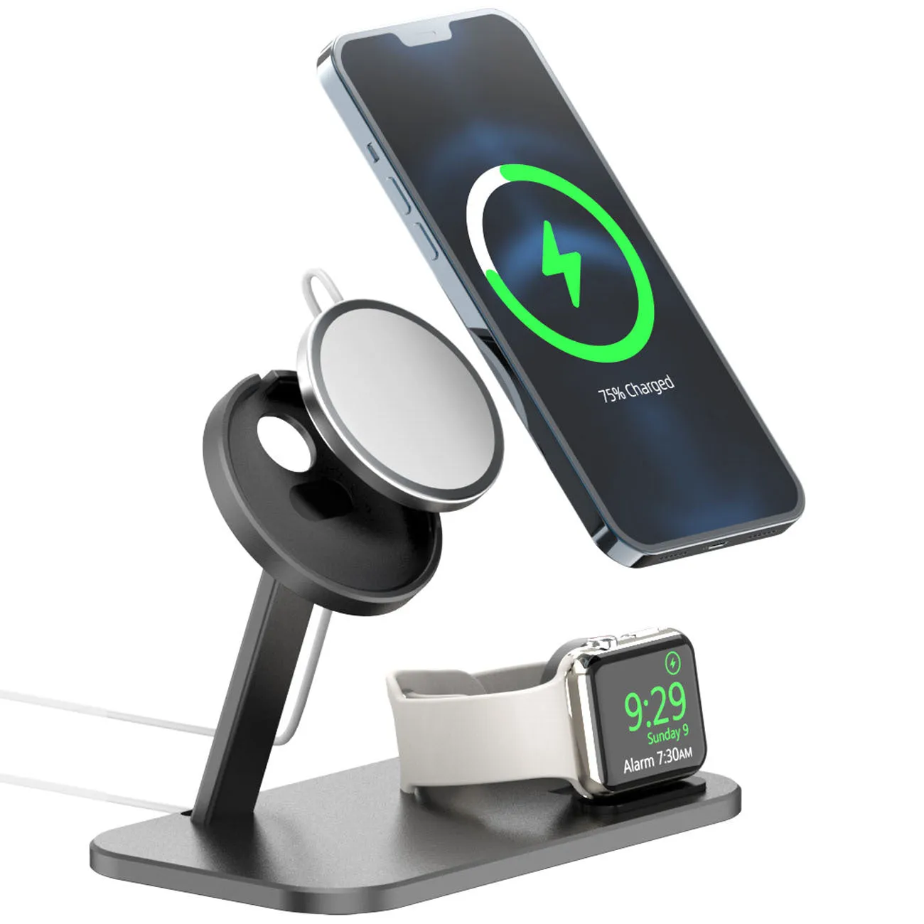 Alloy Cable & Watch Charging Stand