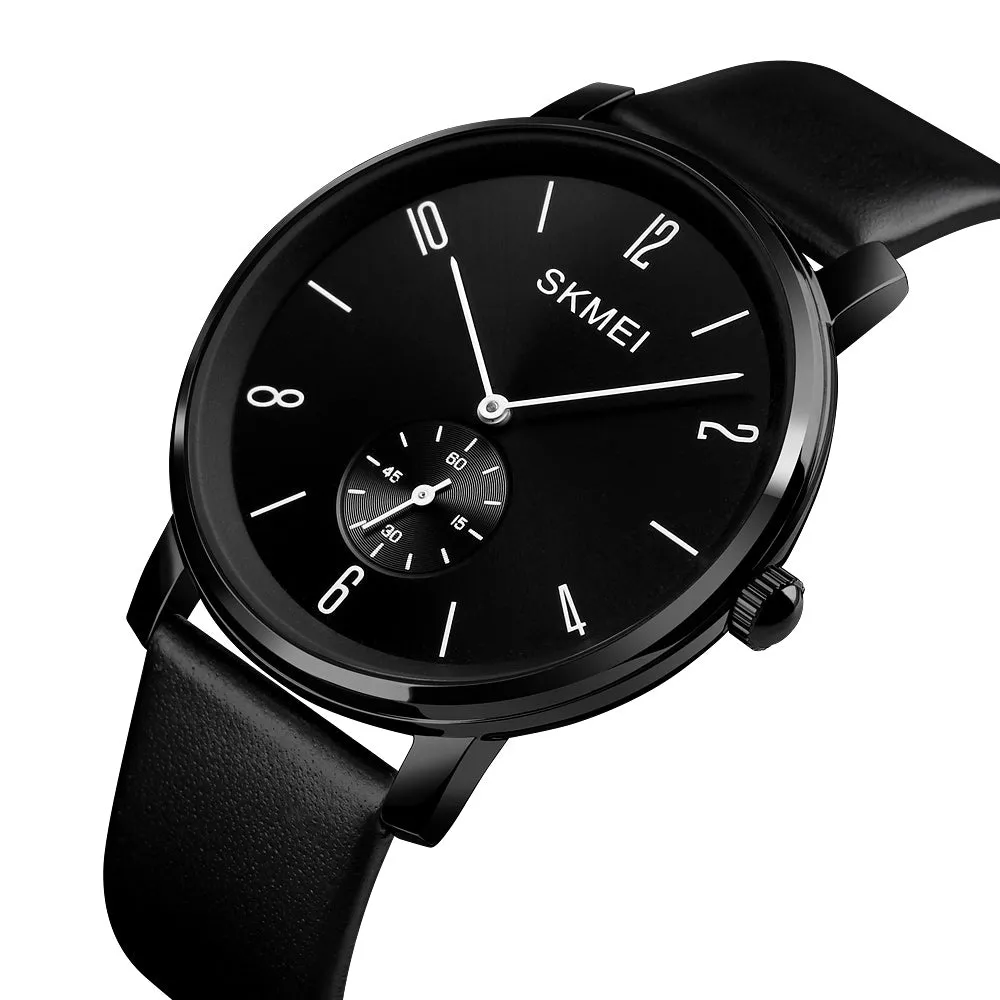 Alloy leather strap gift men's watch W2313898