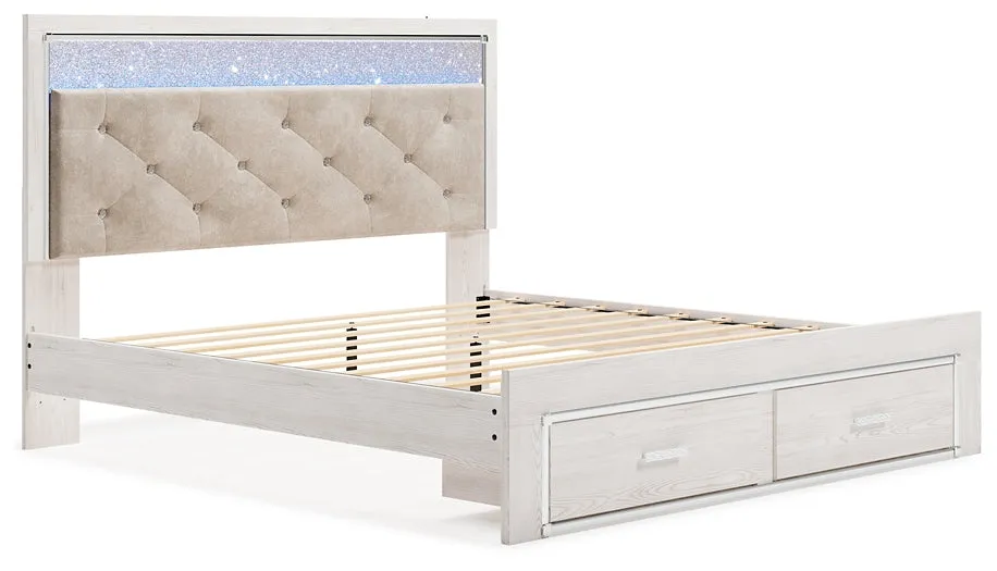 Altyra King Storage Bed, Dresser, Mirror and 2 Chests