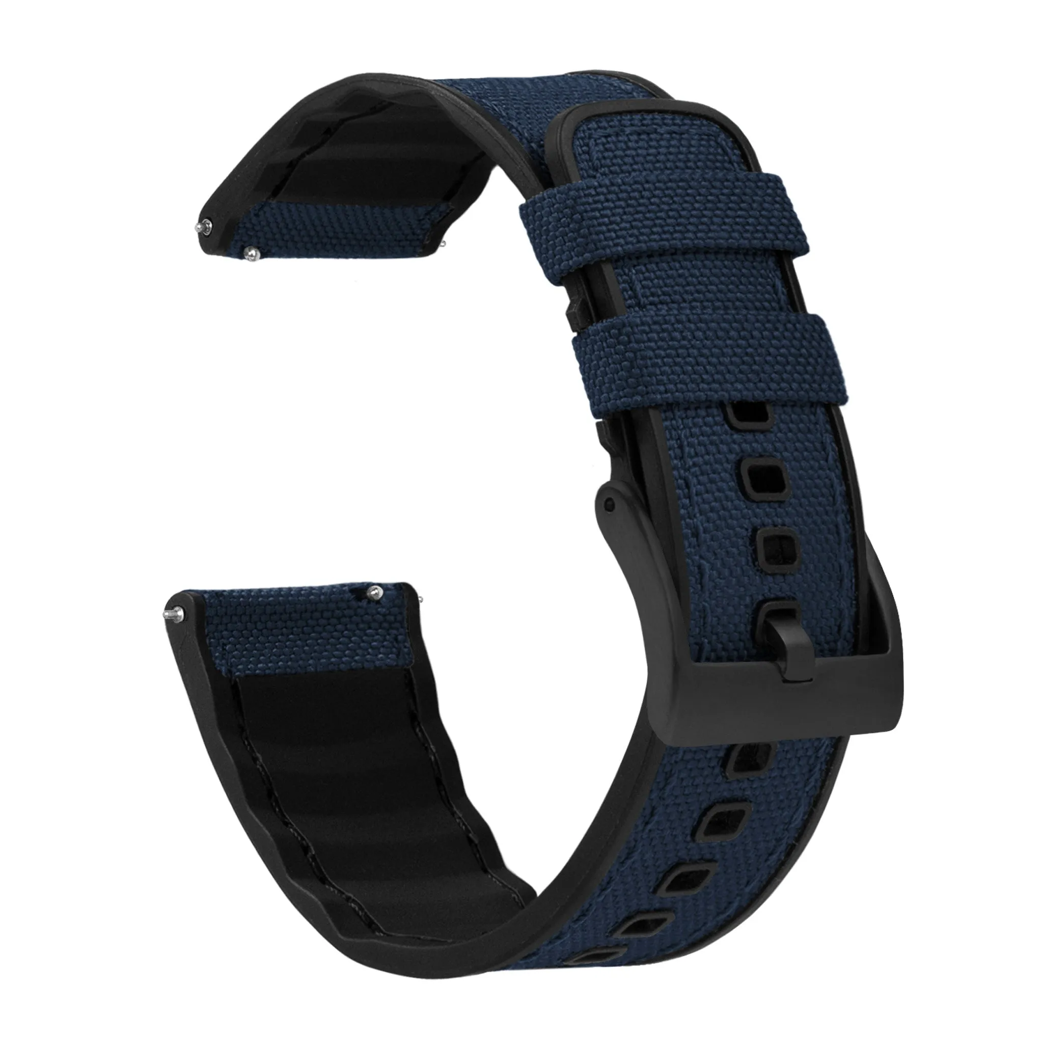 Amazfit Bip | Cordrua Fabric & Silicone Hybrid | Navy Blue