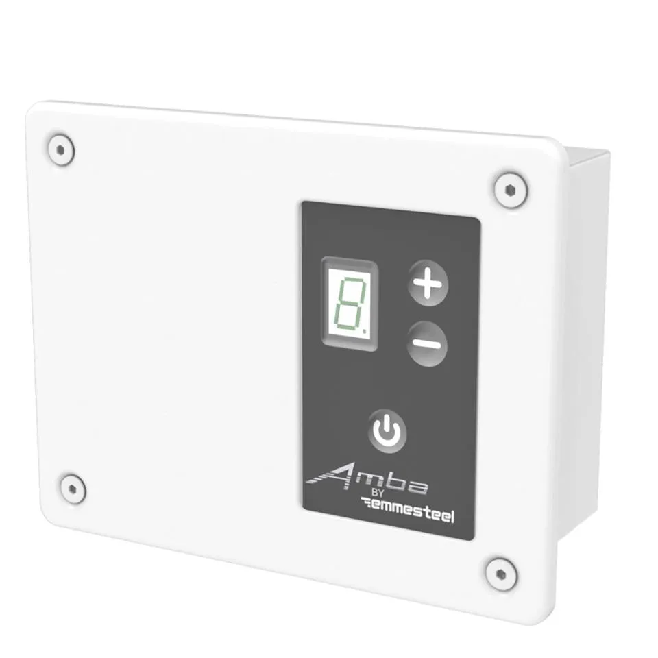 Amba ATW-DHCR-W Remote Digital Heat Controller for Antus, Quadro, Sirio & Vega Collections in White