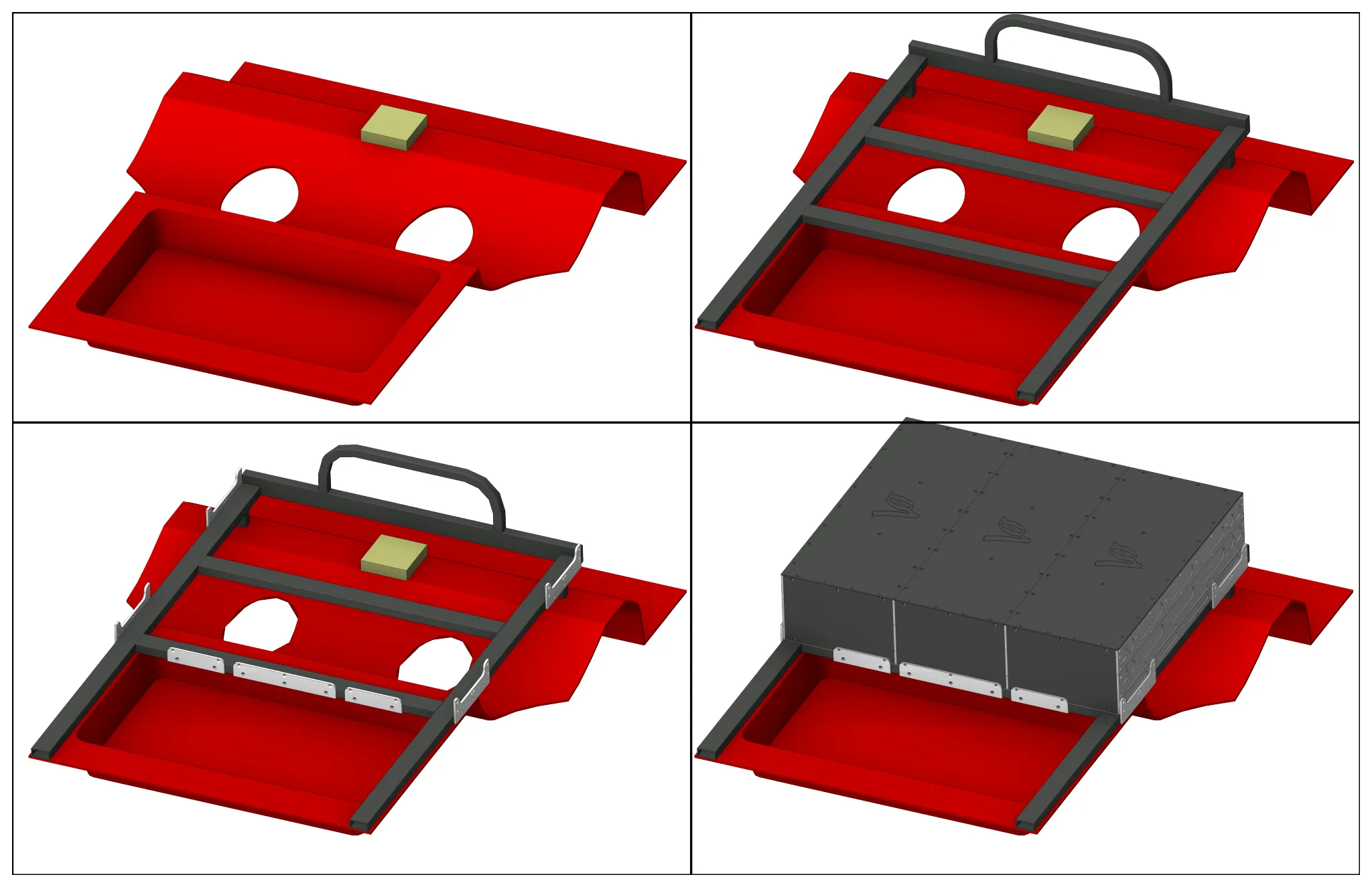 ampREVOLT Battery Box Mounting Brackets