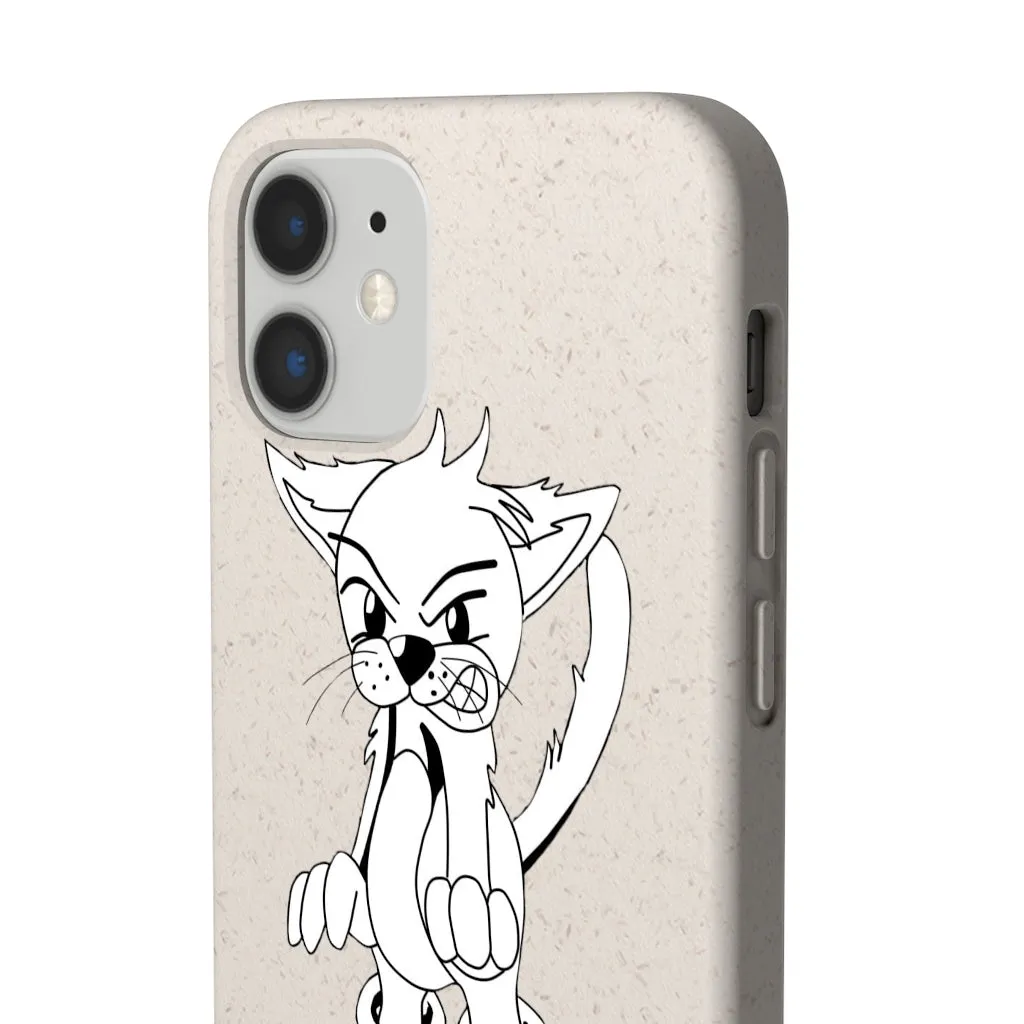 Angry Cat Biodegradable Case