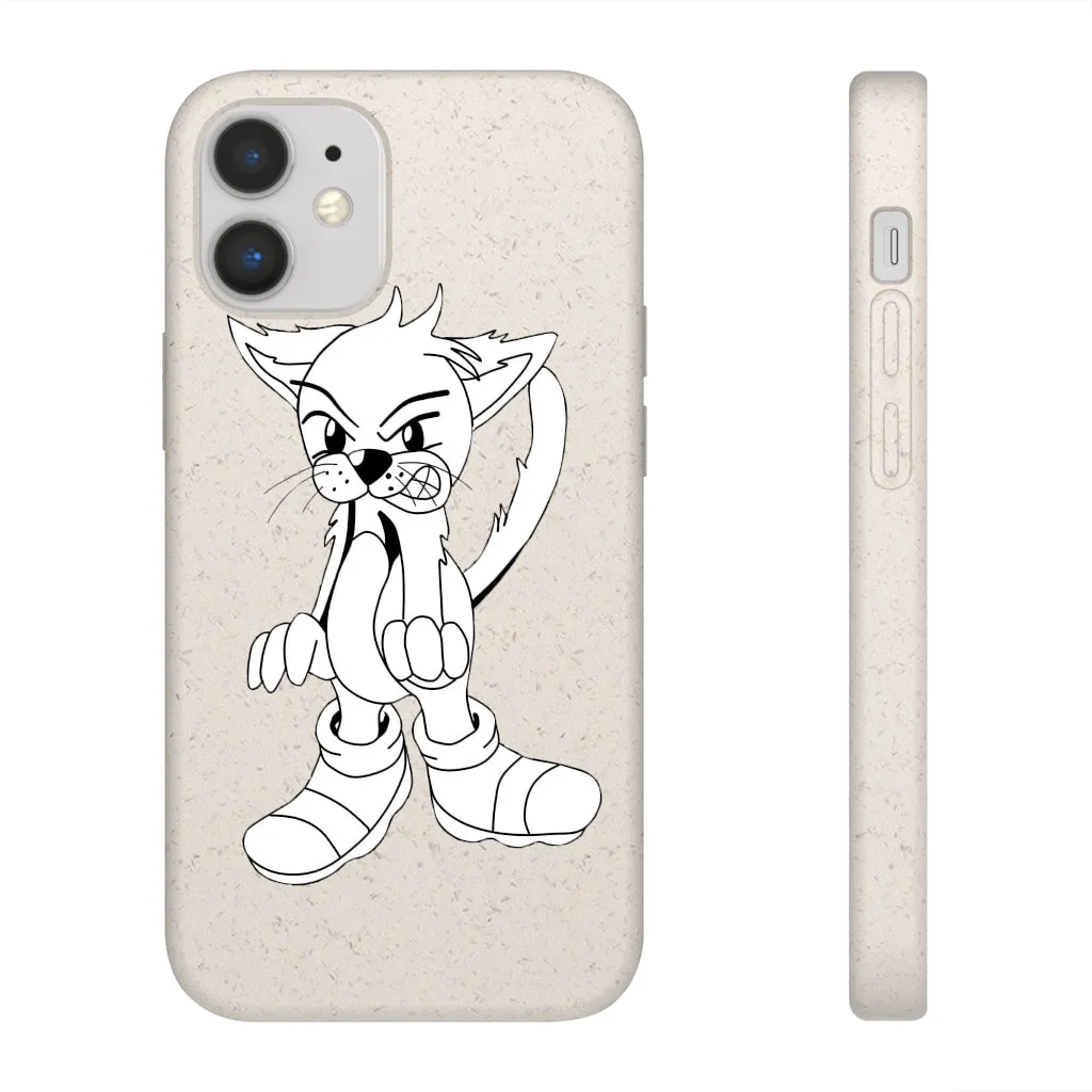 Angry Cat Biodegradable Case