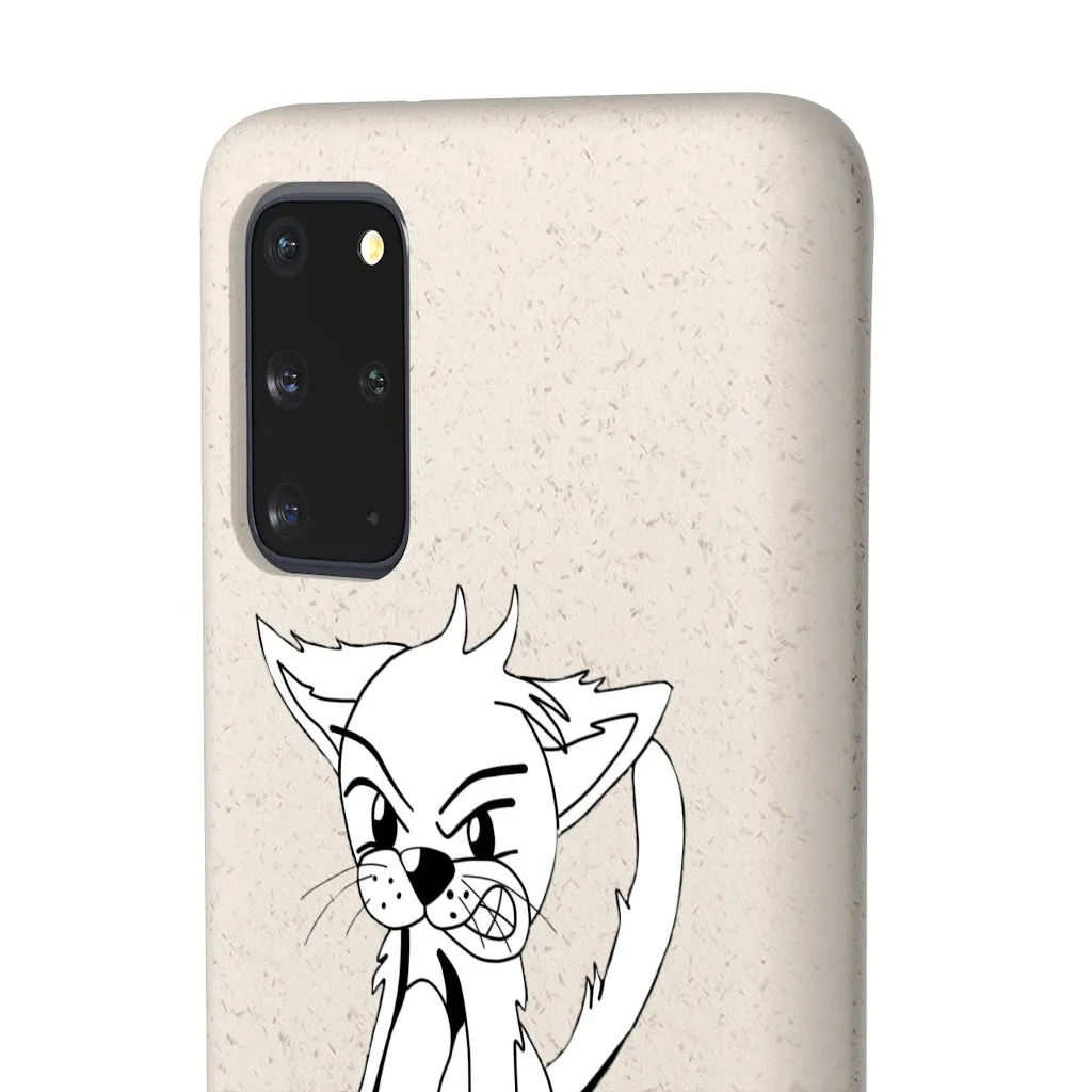 Angry Cat Biodegradable Case