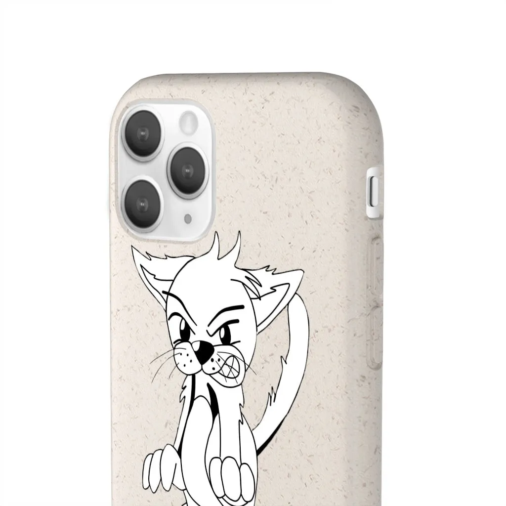 Angry Cat Biodegradable Case