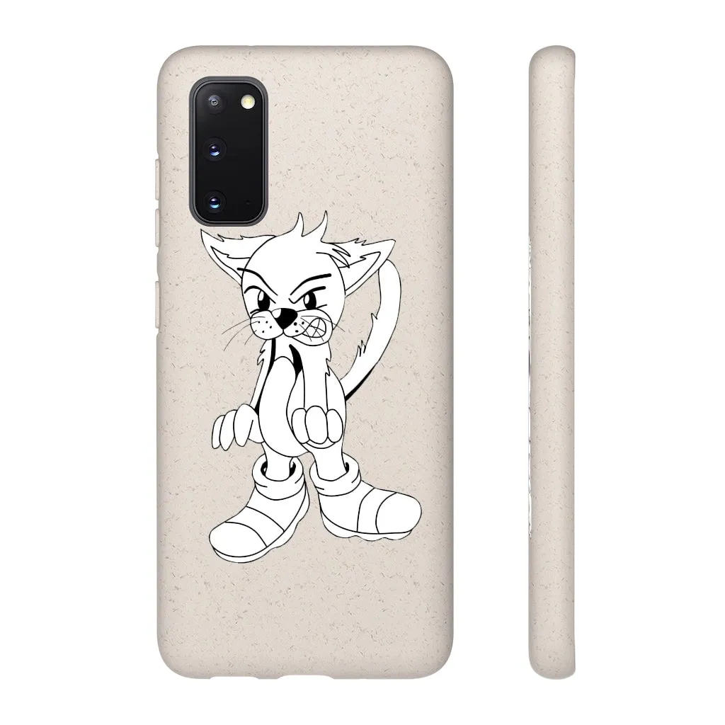 Angry Cat Biodegradable Case