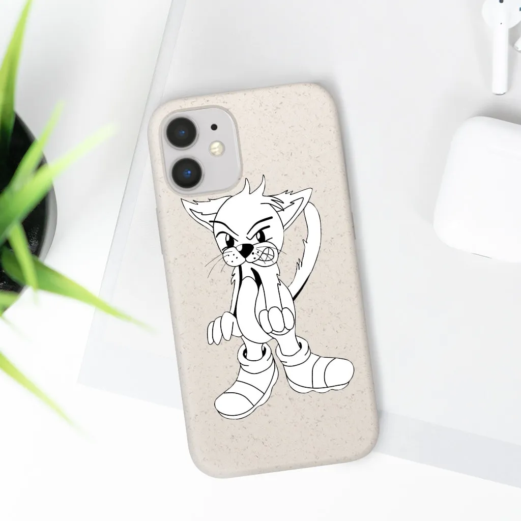 Angry Cat Biodegradable Case