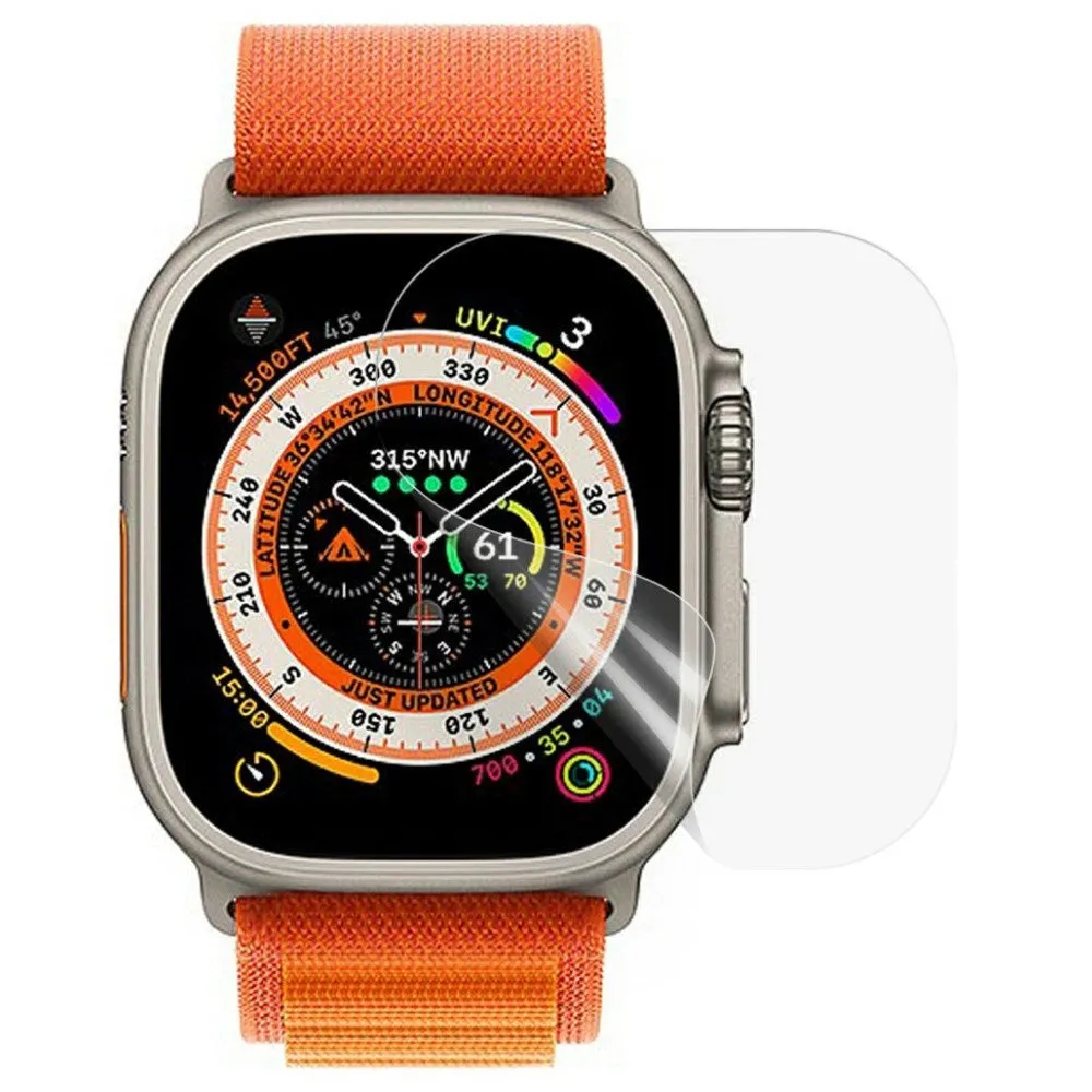 Apple Watch 10 (46mm) Fleksibel Beskyttelsesfilm - Gennemsigtig