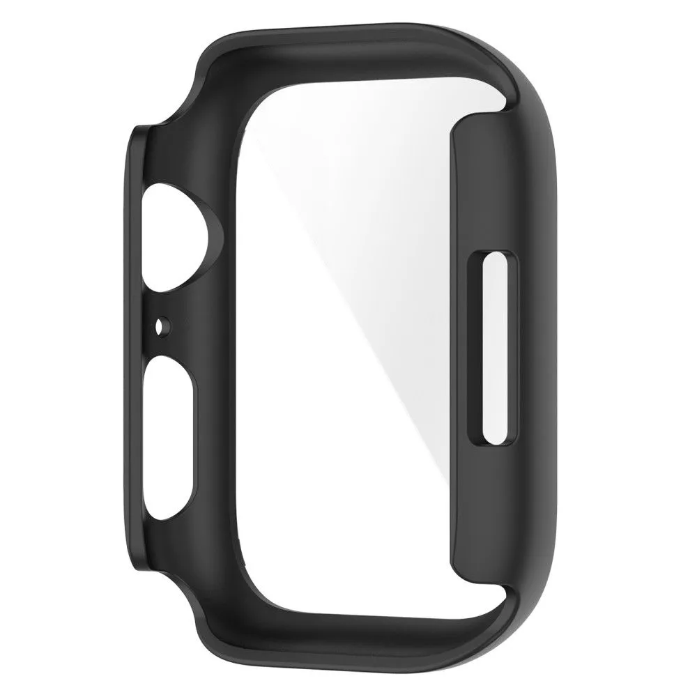 Apple Watch (41mm) 2-in-1 cover with tempered glass screen protector - Black