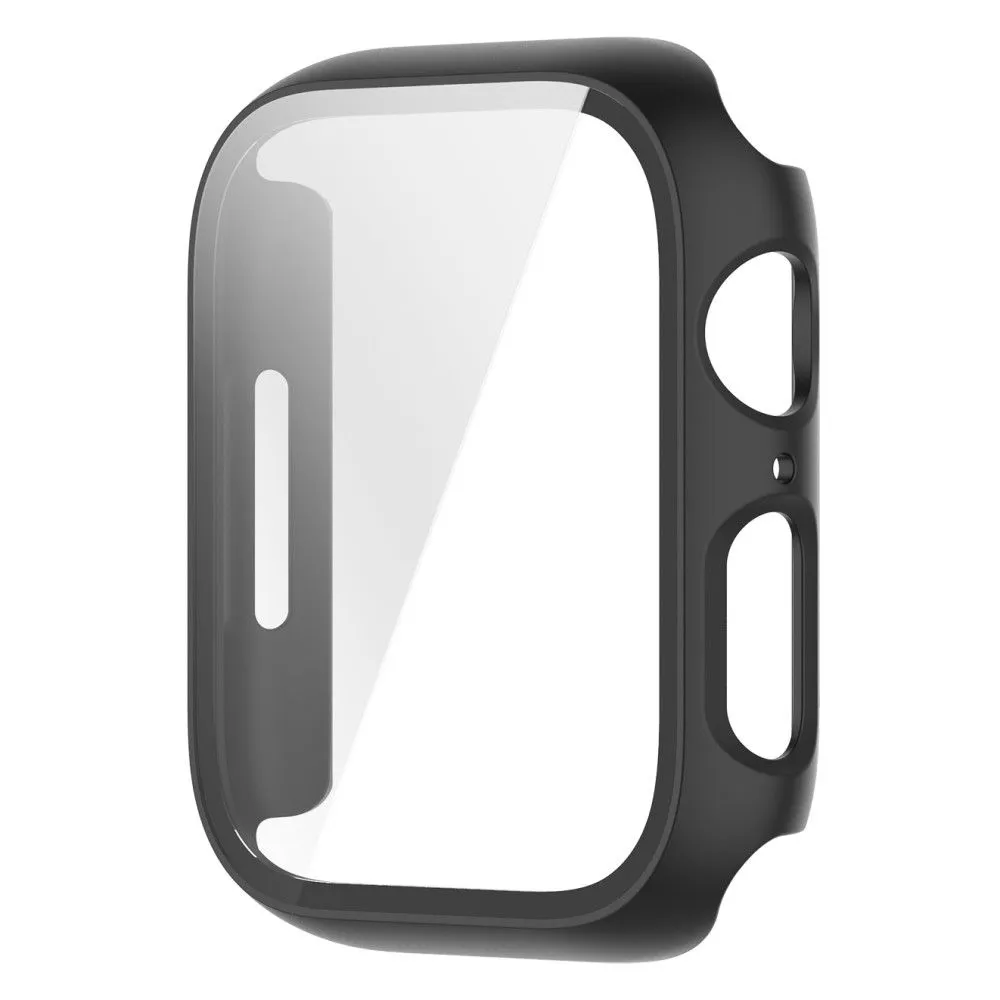 Apple Watch (41mm) 2-in-1 cover with tempered glass screen protector - Black