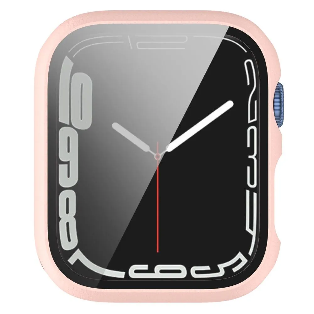 Apple Watch (41mm) 2-in-1 cover with tempered glass screen protector - Pink