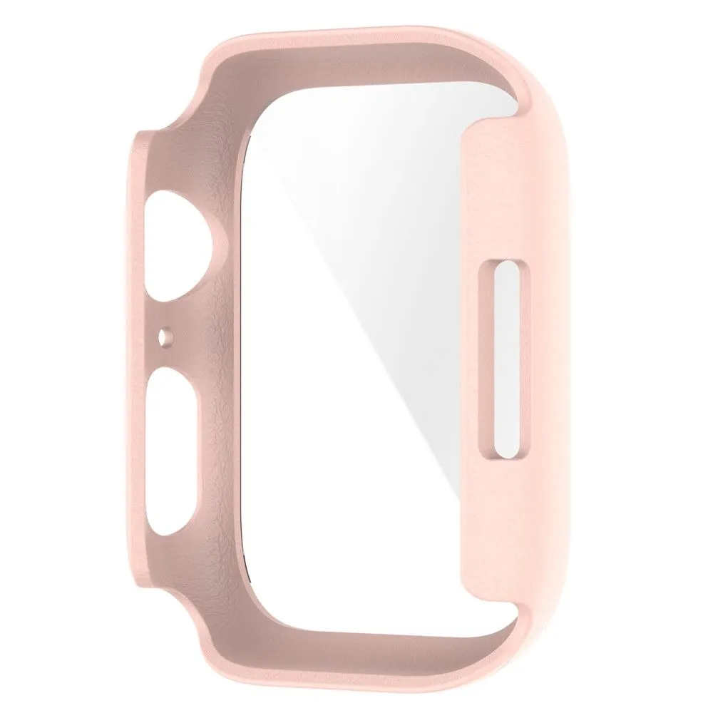 Apple Watch (41mm) 2-in-1 cover with tempered glass screen protector - Pink