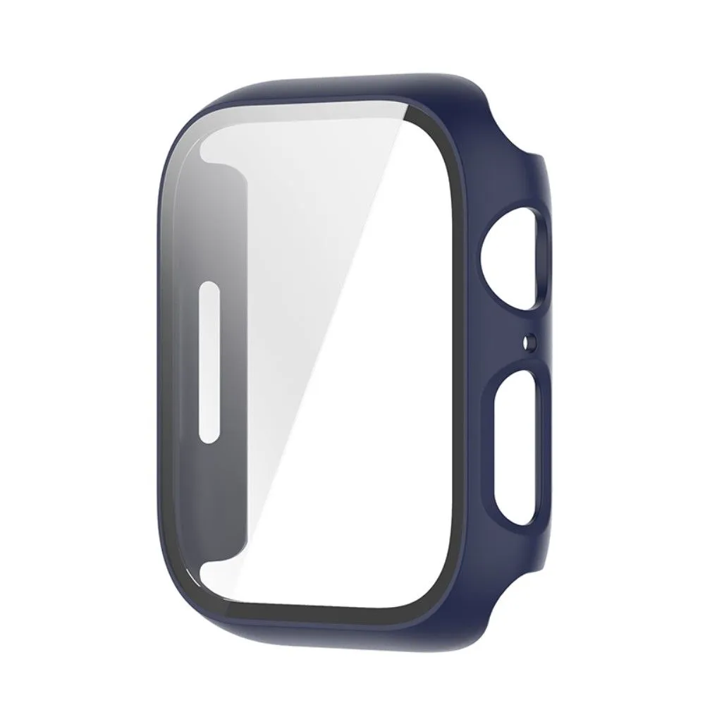 Apple Watch (45mm) 2-in-1 cover with tempered glass screen protector - Midnight Blue