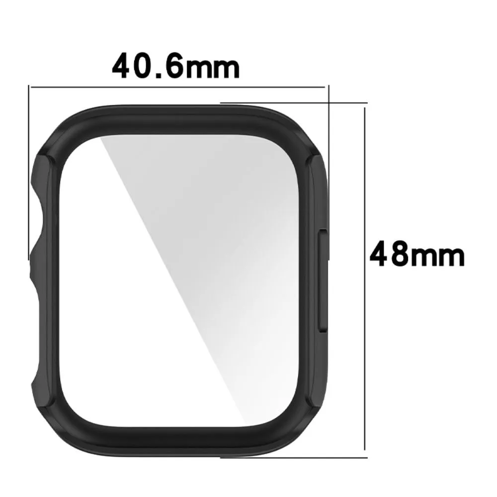 Apple Watch (45mm) 2-in-1 cover with tempered glass screen protector - Midnight Blue