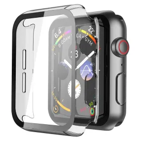 Apple Watch (45mm) clear cover with tempered glass screen protector - Transparent