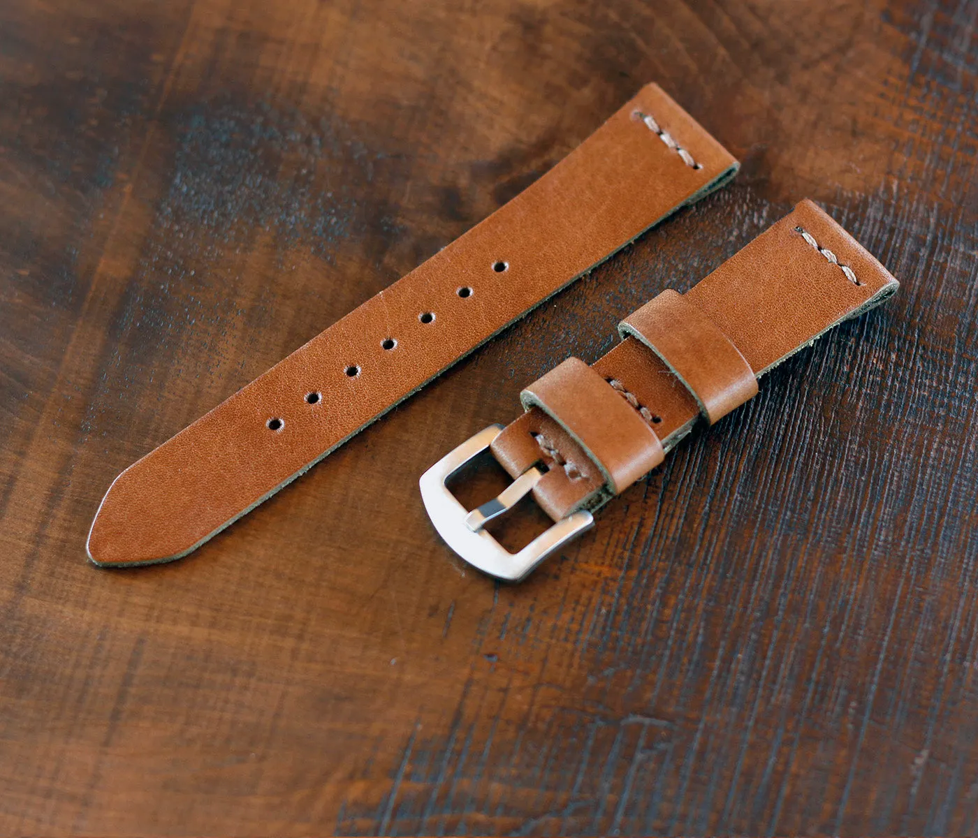 Apple Watch Leather Band - Tan