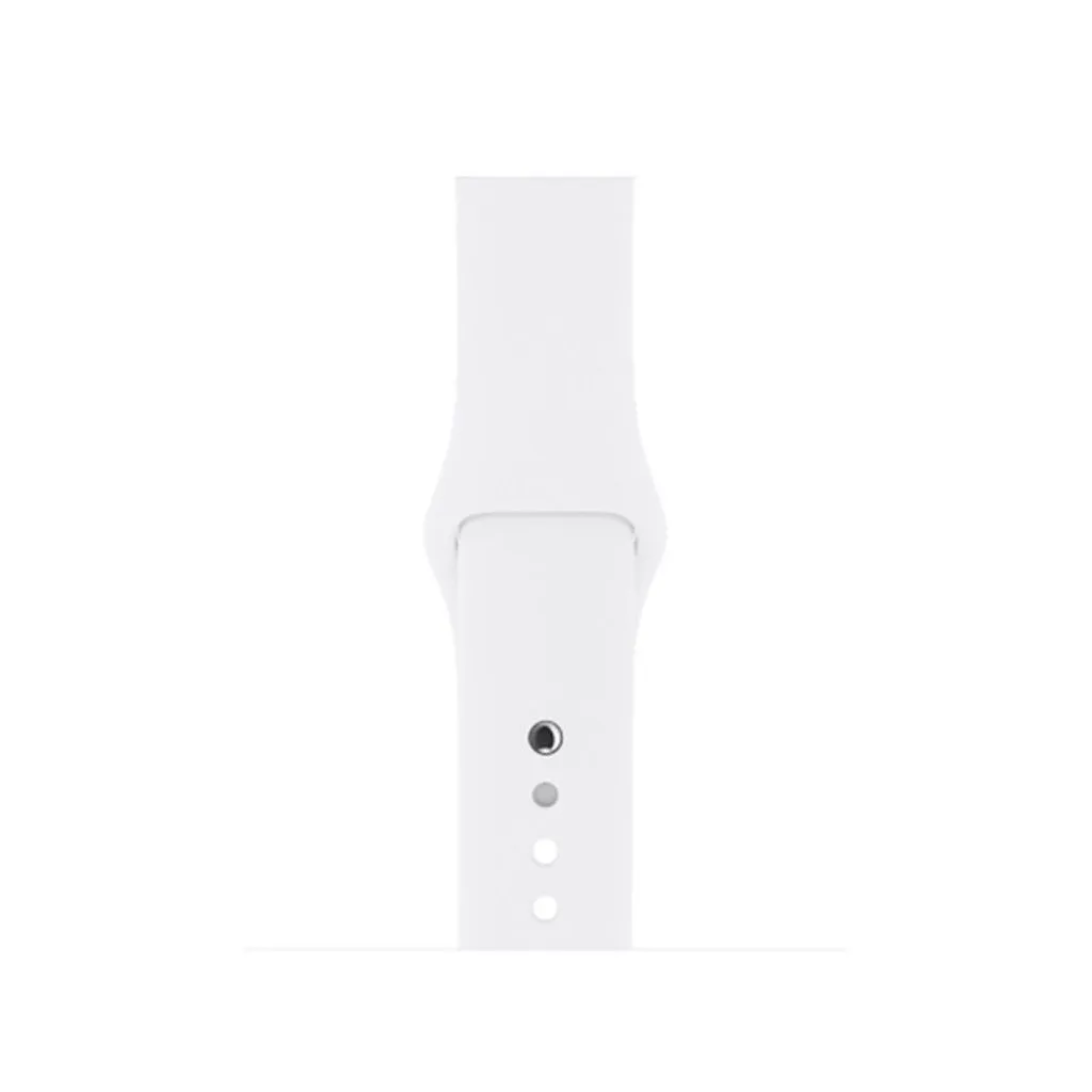 Apple Watch Series 4 44mm silicone watch band - Silver